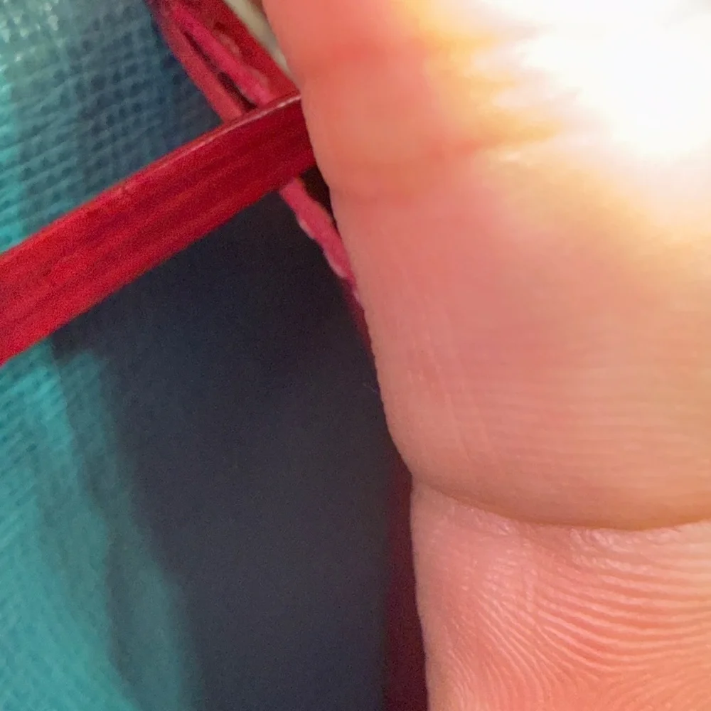 Louis Vuitton Vibrant Red and Blue Wallet 4th of July colors